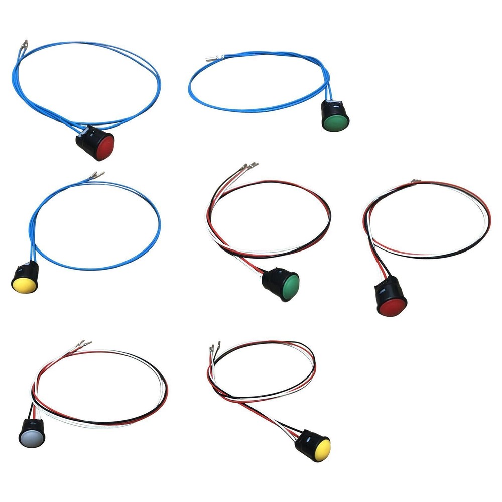 Excavators Joystick Push Button Button Switch Component Spare with Cable for