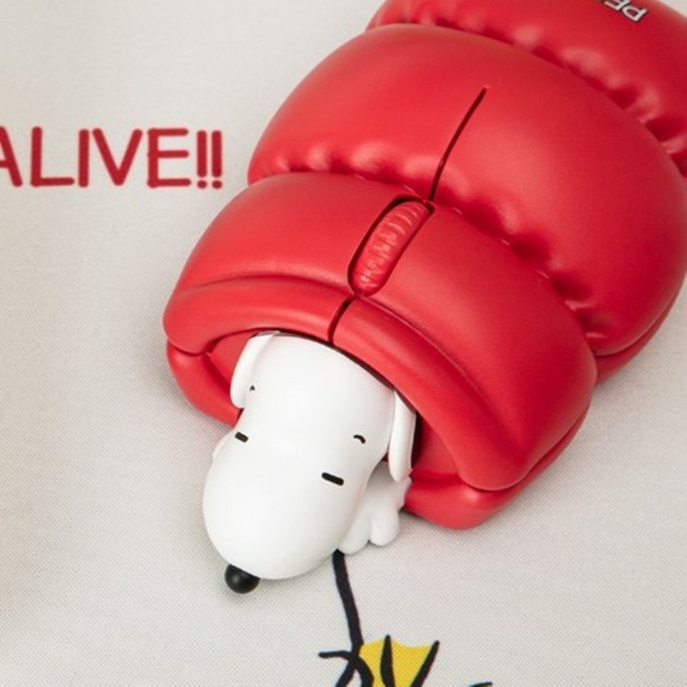 Snoopy Peanuts Figure Design Multi Pairing Silent Bluetooth Mouse Pad Set Royche