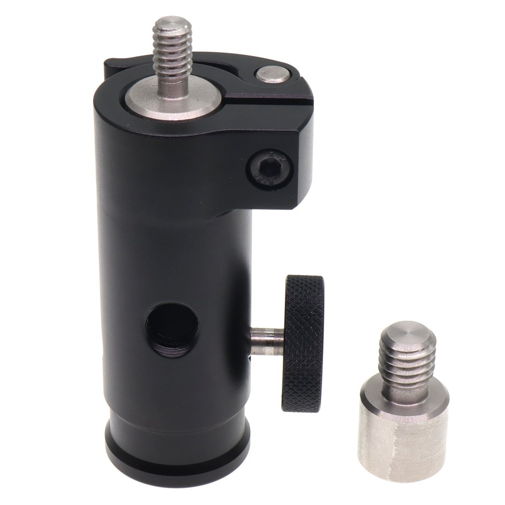 Microphone Boompole Quick Release System with 1/4"&3/8" Screw Head