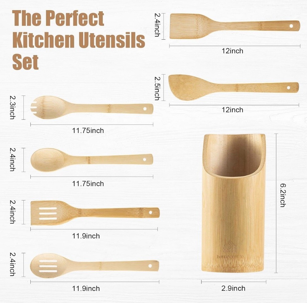 Wooden Kitchen Spoon Set