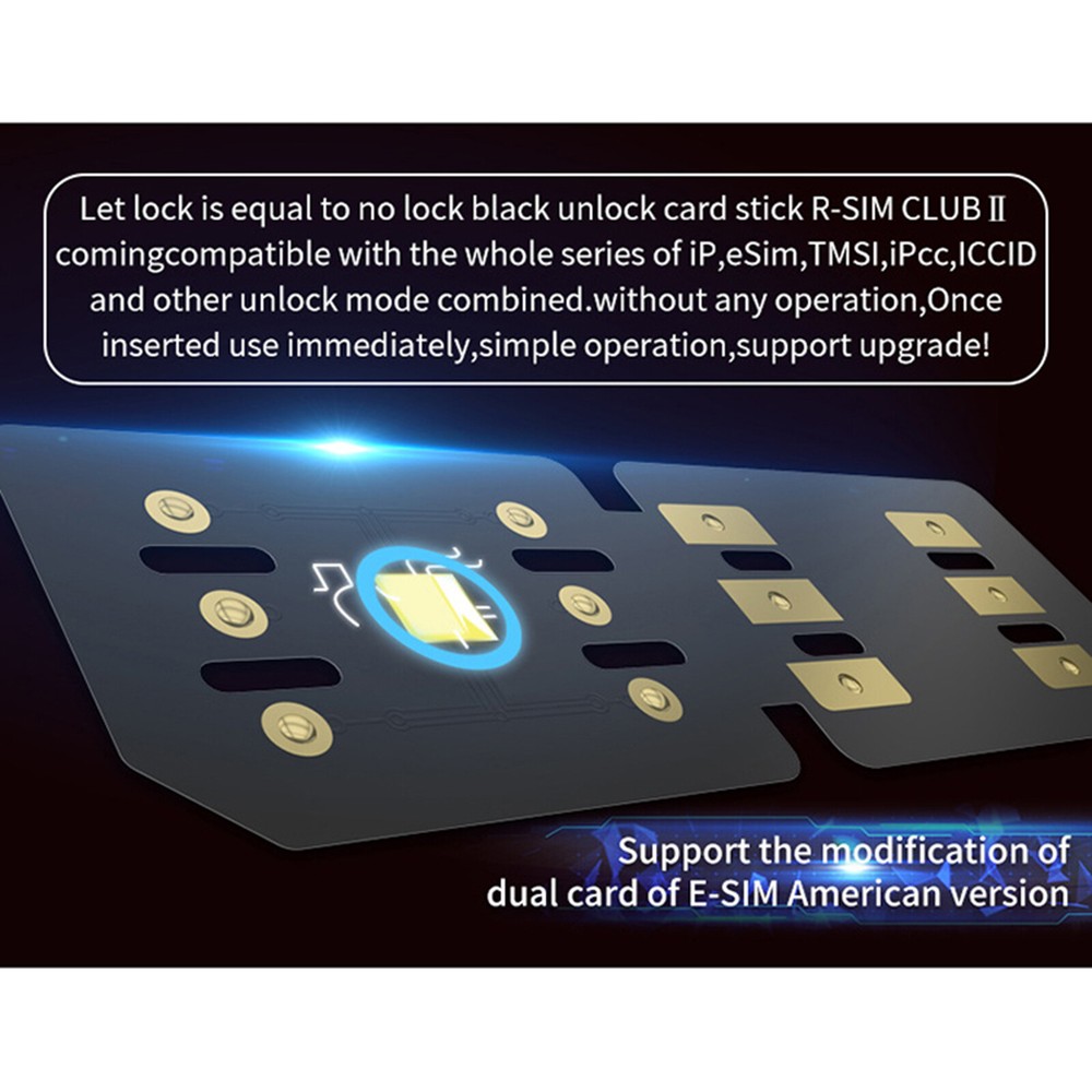 Unlocking Card Stickers Phone Replace Accessories for iPhone 6 - 15 Series