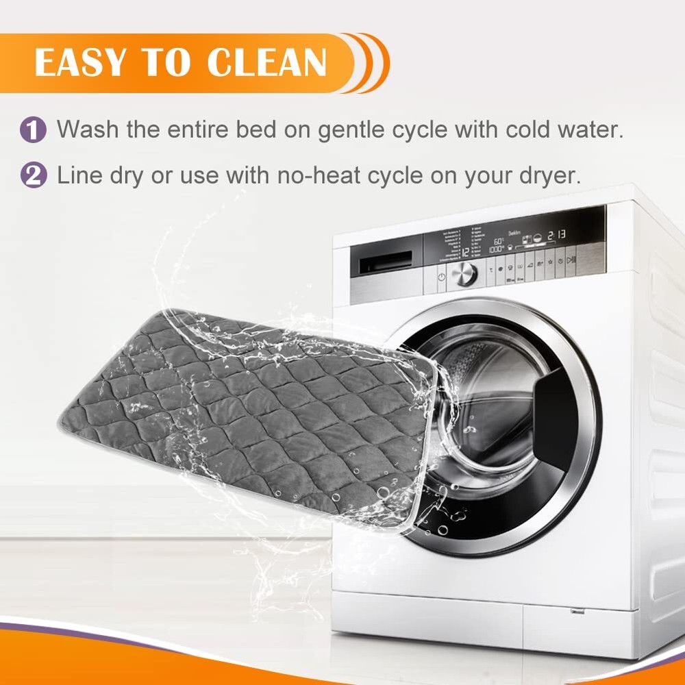 Self Warming Cat Bed Self Heating Cat Mat Thermal Pet Bed Mat Self-Warming Do...