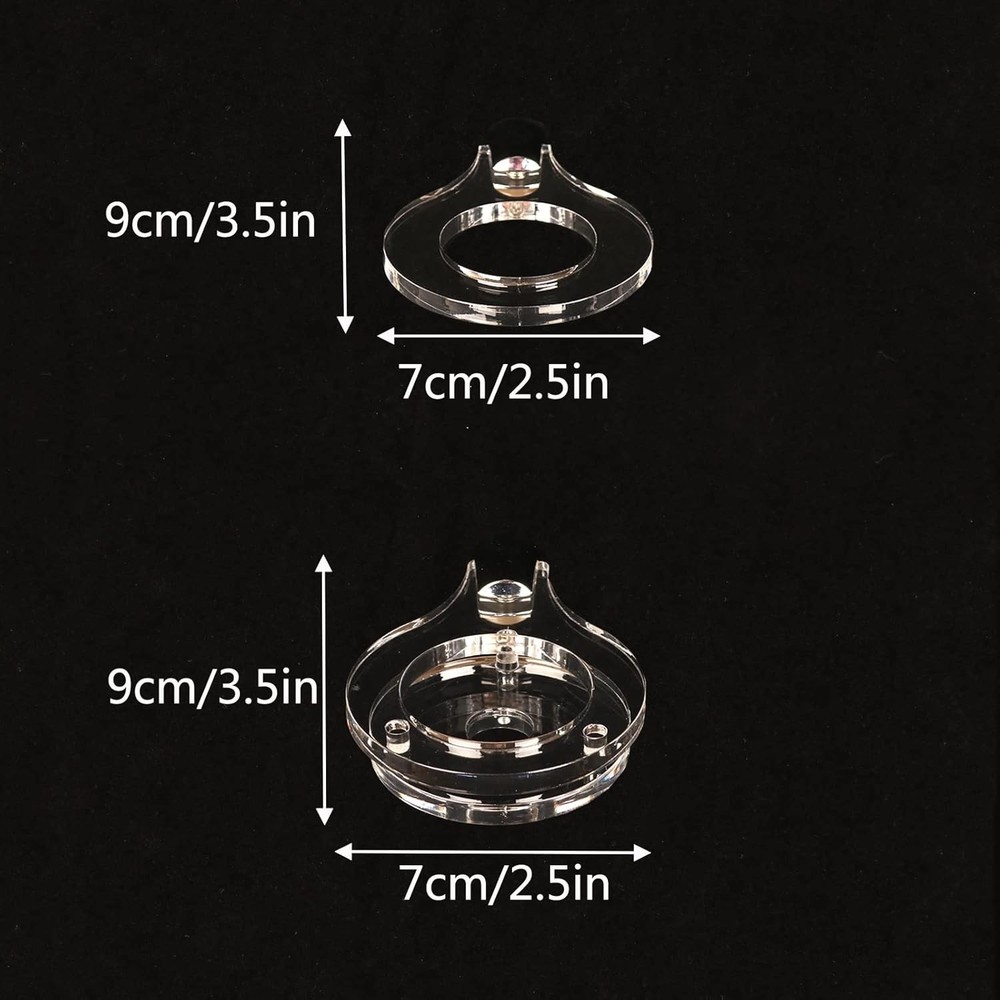 Vertical Lightsaber Wall Mount Holder Transparent