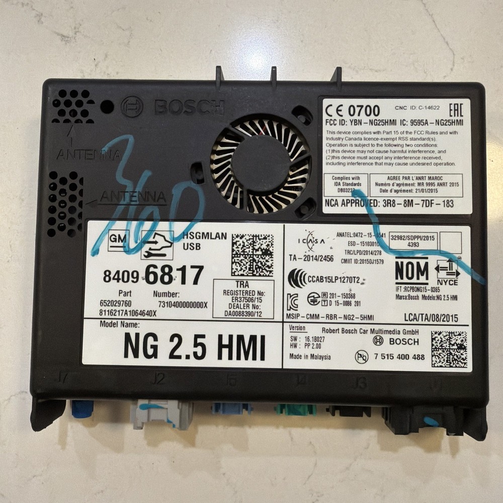 2016-2019 GM HUMAN MACHINE INTERFACE HMI MODULE OEM *UNLOCK EXTRA FEE* 84096817