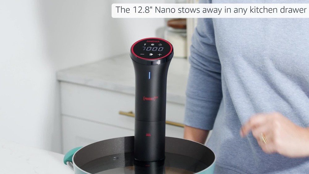 Anova Culinary (ANOVA)ᴿᴱᴰ Precision Cooker Nano, Black, Small