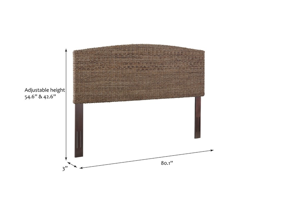 Clifton King Banana Leaf Panel Headboard