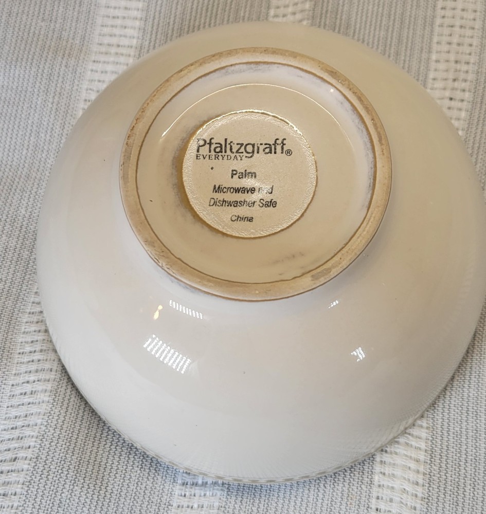 Pfaltzgraff Palm Tree Pattern Soup Cereal Bowl- IEC