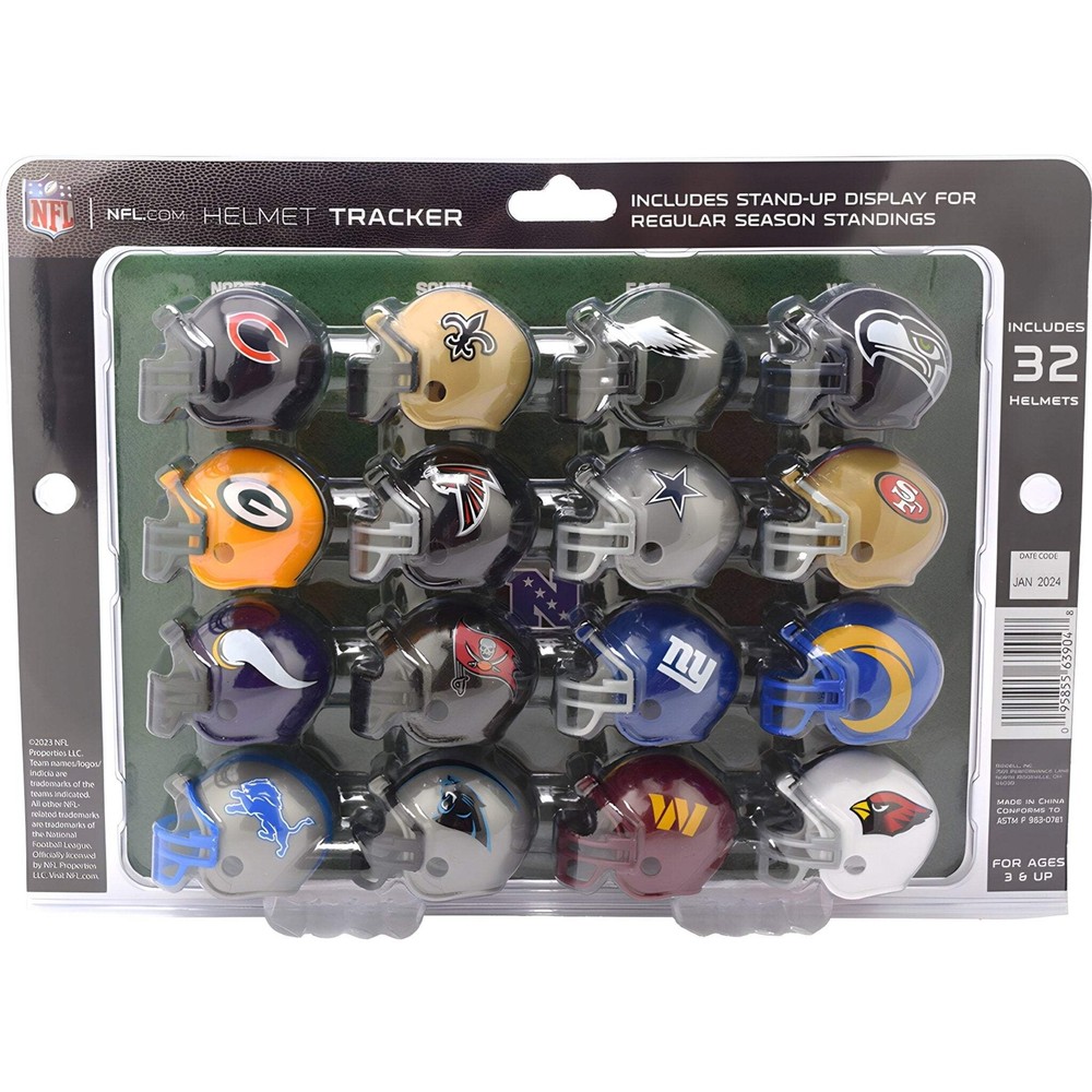 Riddell 32 Piece NFL Helmet Tracker Set