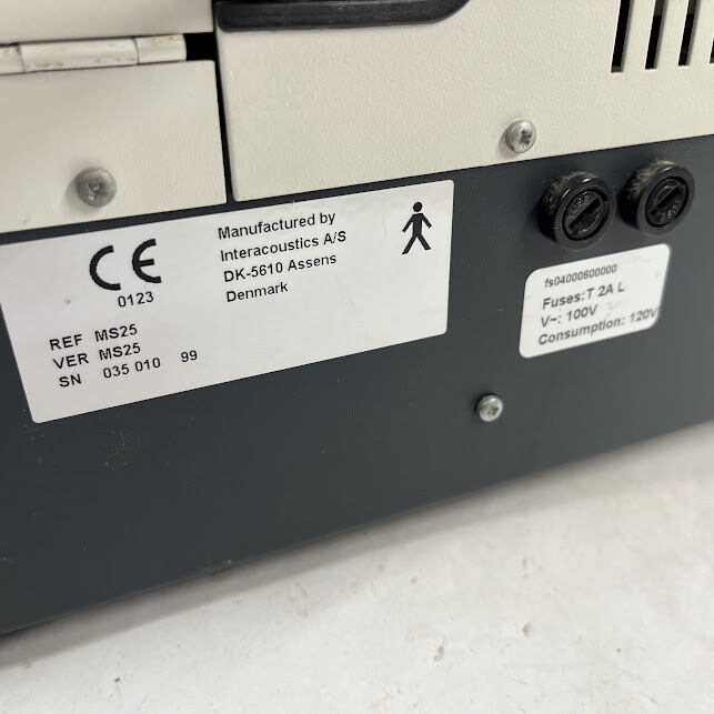 InterAcoustic Hearing Aid Analyzer MS25 LCDburned SoundtestGood UnablePrinter
