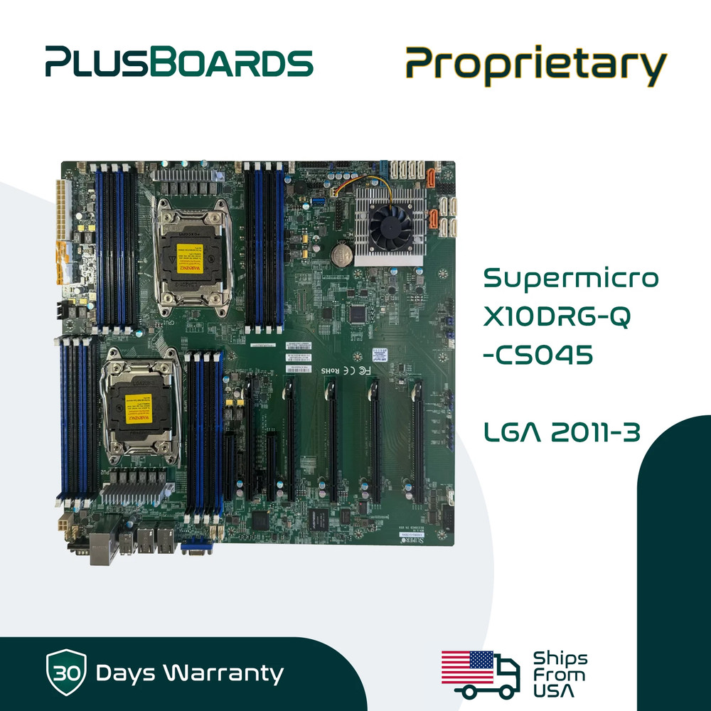 Supermicro X10DRG-Q-CS045 Dual LGA 2011-3 Workstation GPU Cloud Computing