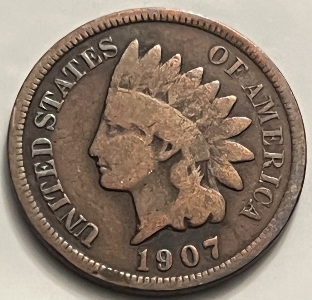 1907 Indian Head Cent VG BN242