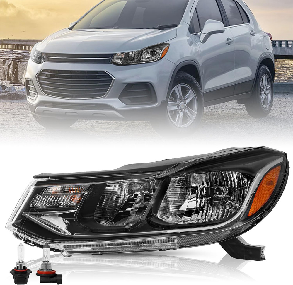 Fits for 2017-2022 Chevy Trax Headlight Assembly Non-Projector Type Replacement