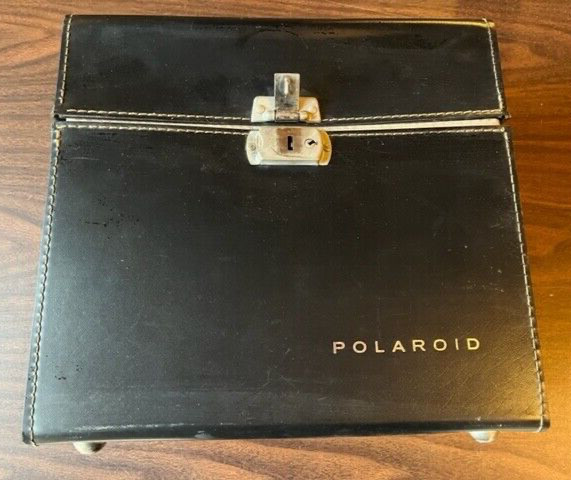 Polaroid Land Camera Automatic 100 - Vintage w/Original Case, Flash, Bulbs, Plus