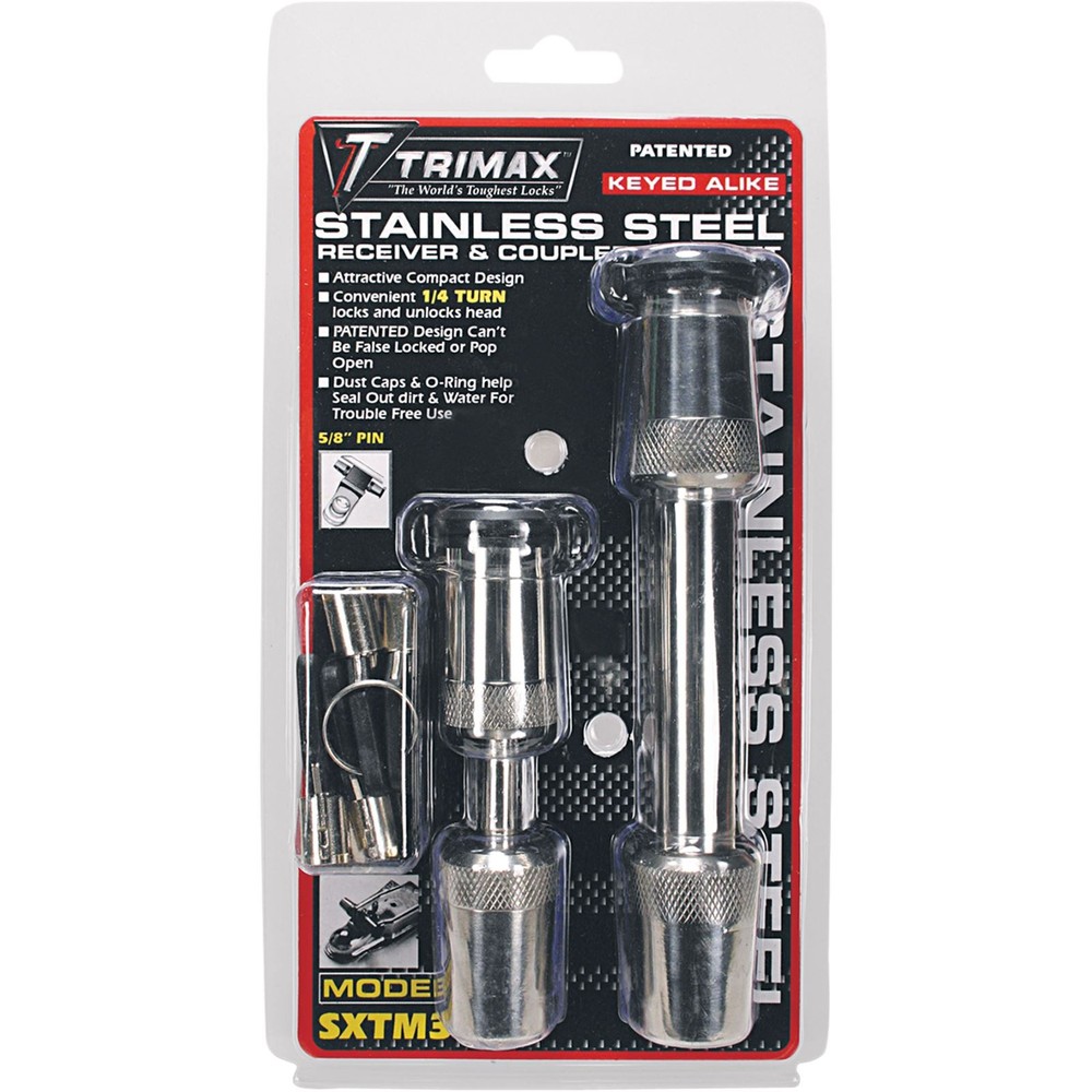 Trimax Stainless Coupler and Receiver Lock SXTM31