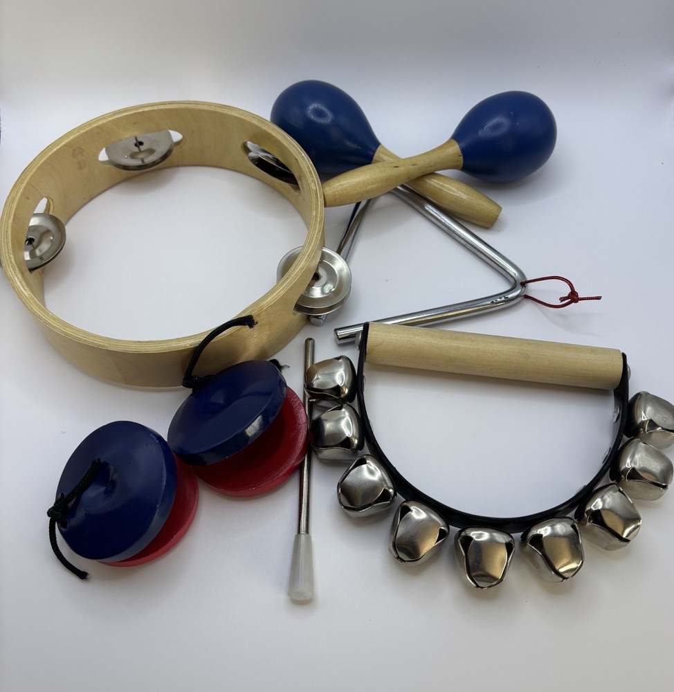 8 Piece Wooden Musical Instruments