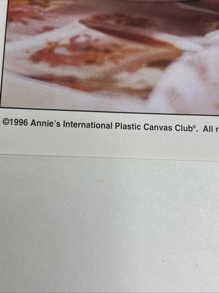 Bargello Clock Annie's Attic Plastic Canvas Pattern Page