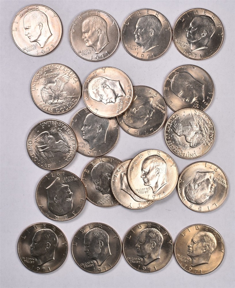 1971 Eisenhower Dollar - BU Roll