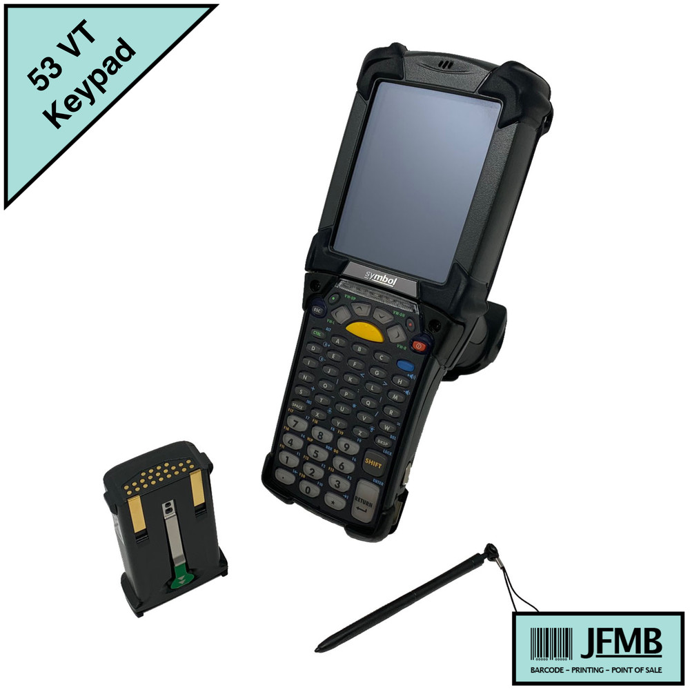 Zebra MC92N0-GL0SYGAA6WR Mobile Barcode Scanner 1D/2D 53 Key Android  Symbol