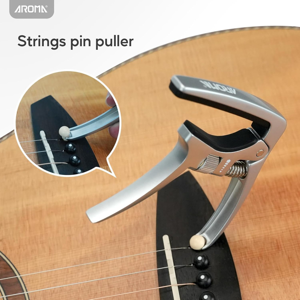 Professional Guitar Capo Adjustable Trigger Tension 6 Strings Acoustic Electric