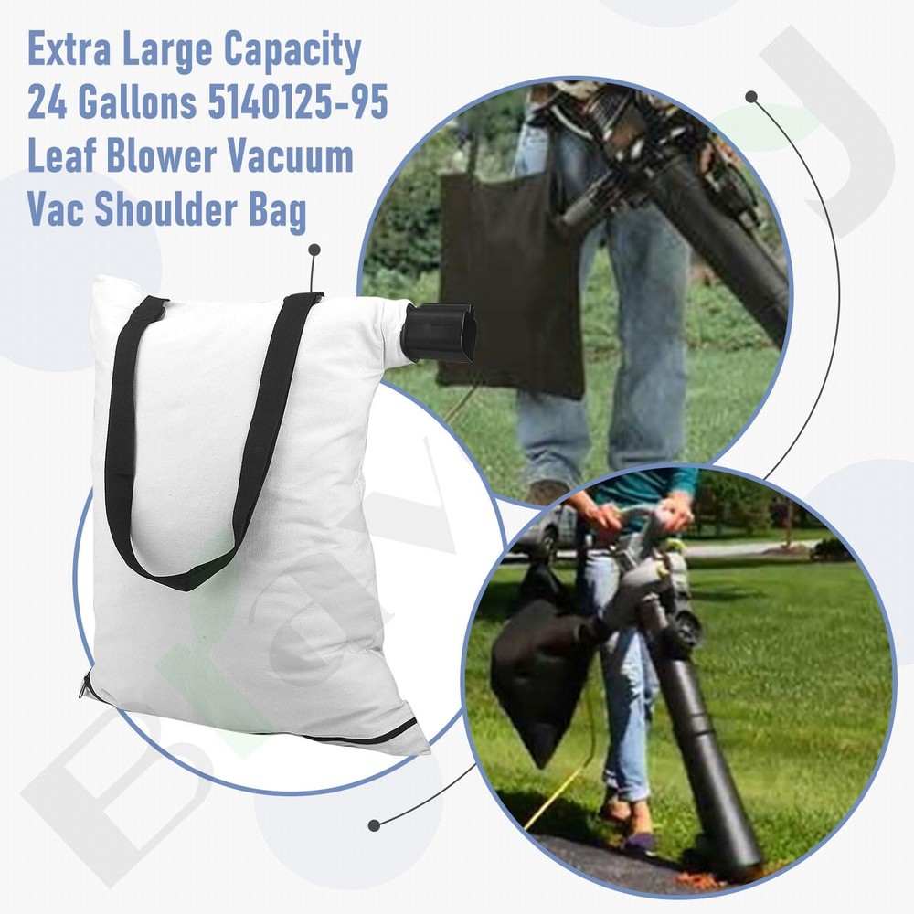 Leaf Blower Bag 24 Gallons for Black & Decker BV3100/BV2900 Pro Max