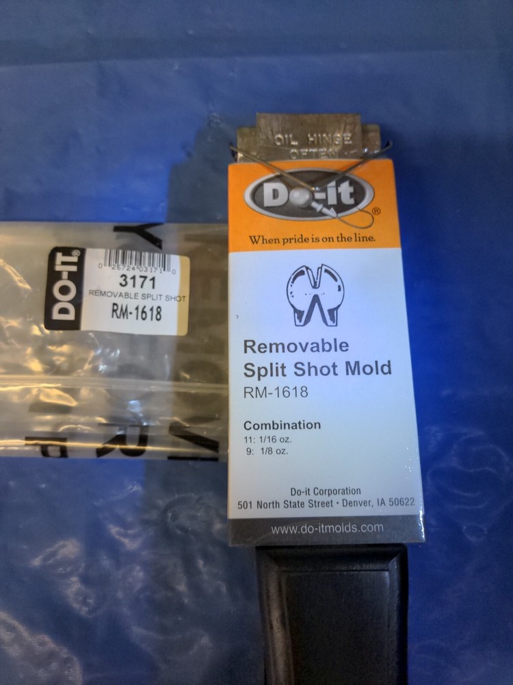 3171 Do-It SPLIT SHOT SINKER MOLD RM-1618