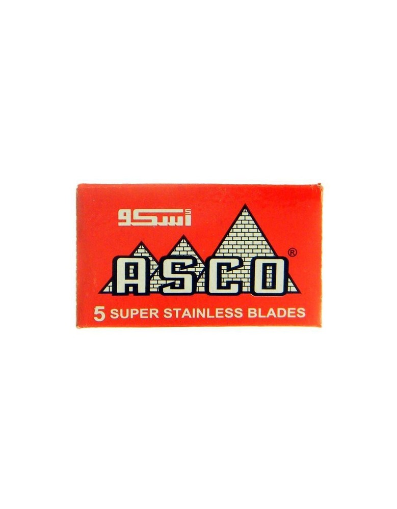 ASCO Super Stainless Red Double Edge Razor Blades