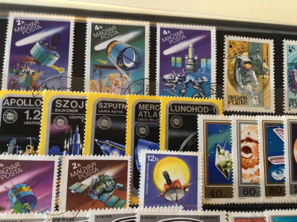 Space Exploration on stamps A11037