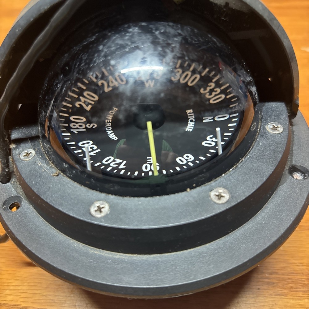 Ritchie Compass, Flush Mount, 3" Dial, Black F-82