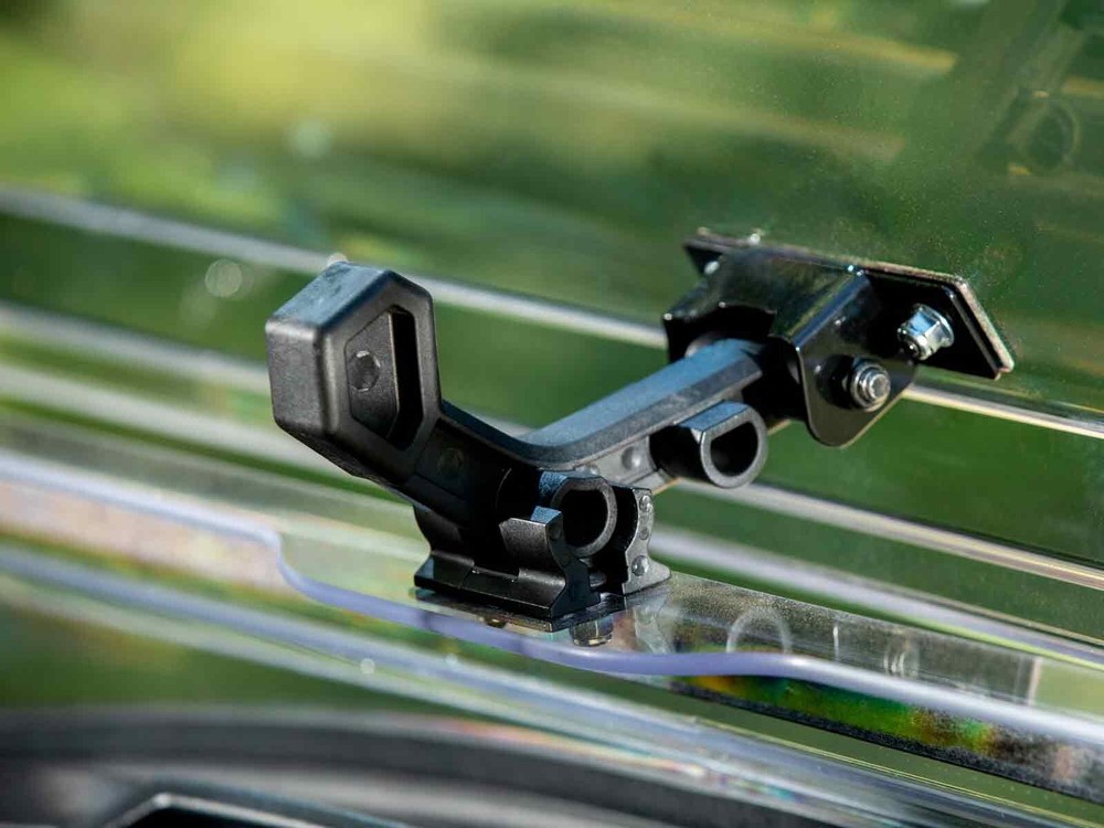 SuperATV Clear Scratch Resistant Flip Windshield for Tracker OX400 (2020+)