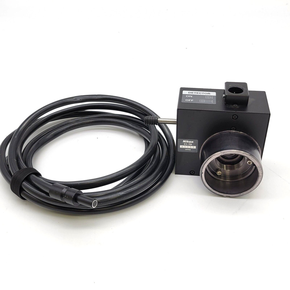 Nikon Microscope C1-TD Laser Detector Adapter with Light Guide