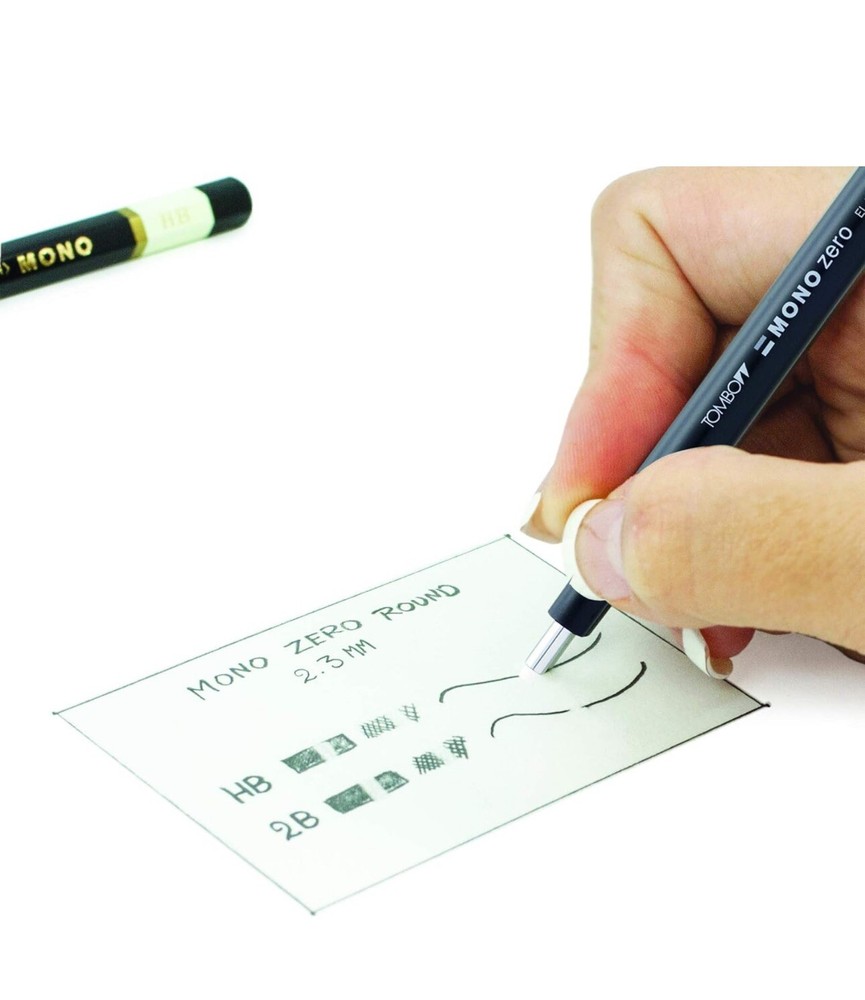 Mono Zero Elastomer Eraser 2.3mm Tombow Stick Eraser