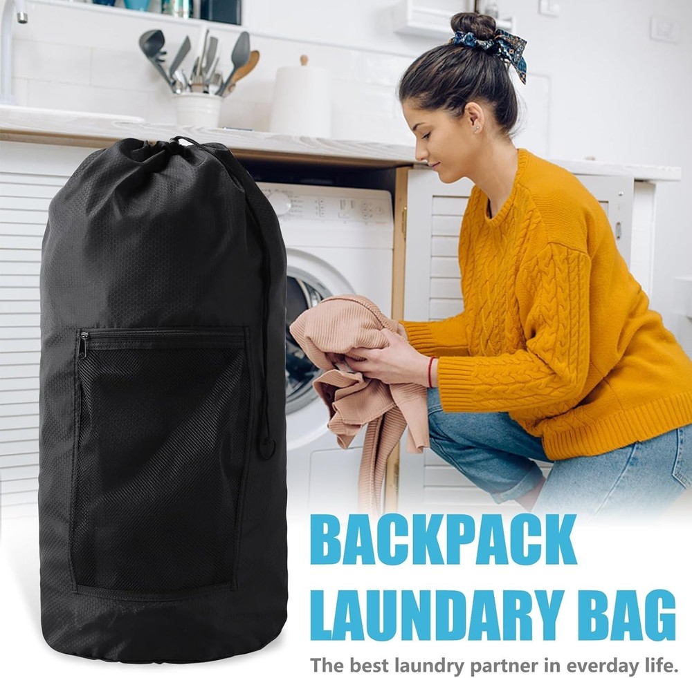 Laundry Storage Backpack Extra Large Capacity with Adjustable Straps for Student