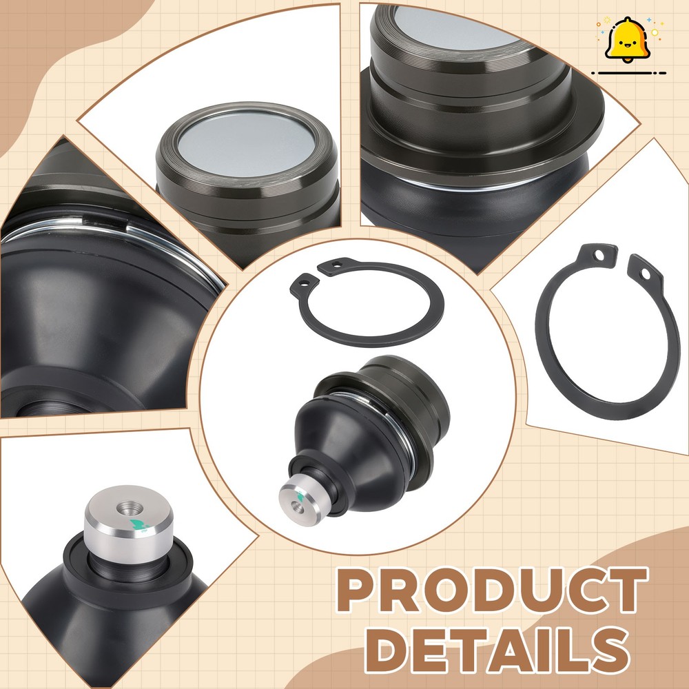 4 Upper Lower Ball Joints for Suzuki Eiger LTA400 LTF400 LTA400F LTF400F 2x4 4x4