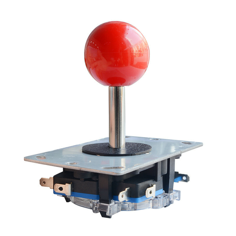Handle Joystick Arcade Game Controller with Red Ball Handle Short Shaft