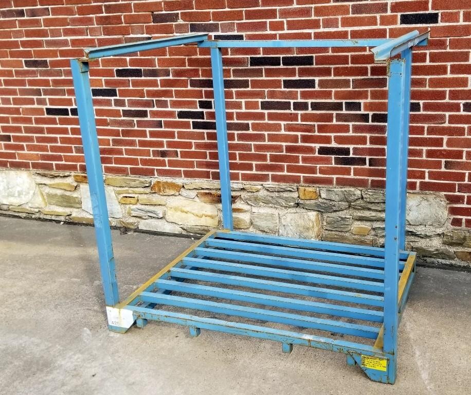 Portable Stack Rack Nestable Nesting Stacking Pallet Stack Warehouse Stacker