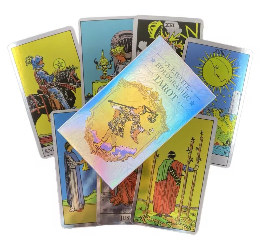 A.E. Waite Holographic Tarot Card Deck