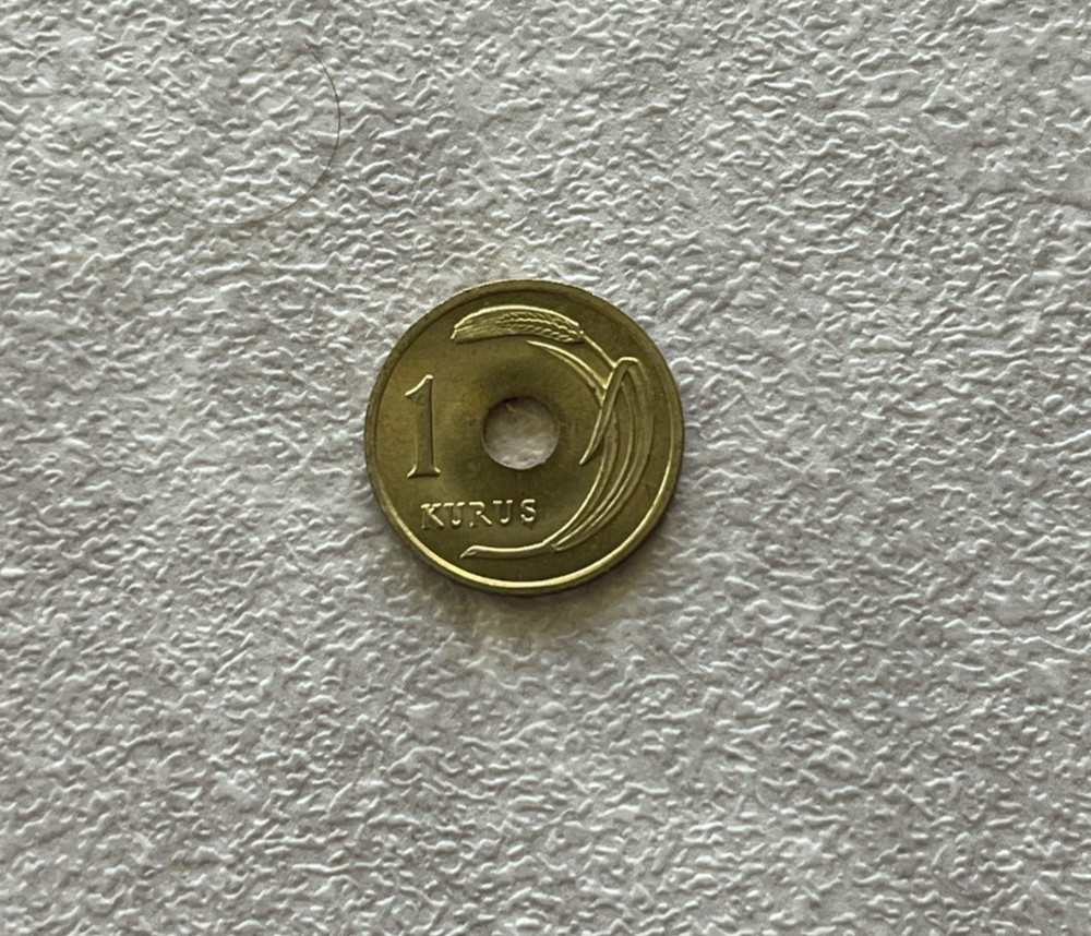 1948 Turkey 1 One Kurus L2