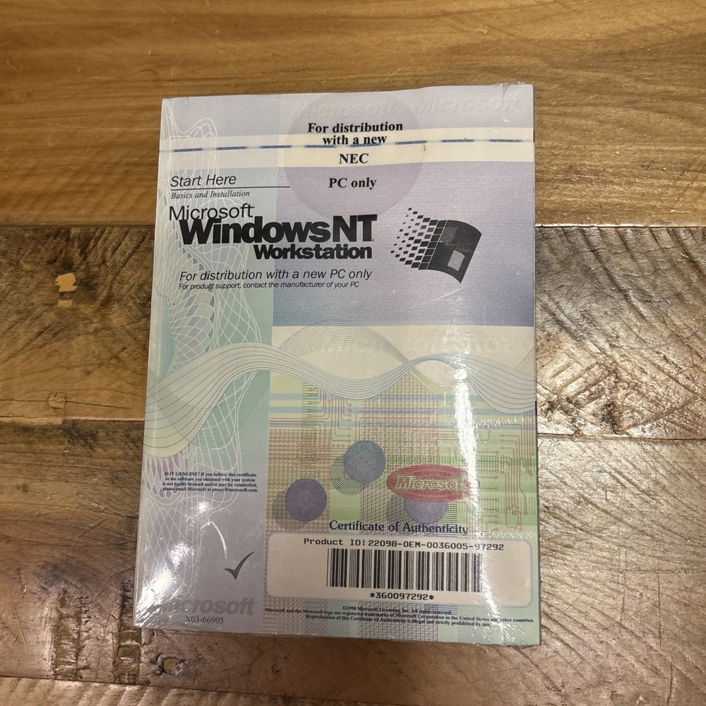 Microsoft Windows NT 4.0 Workstation