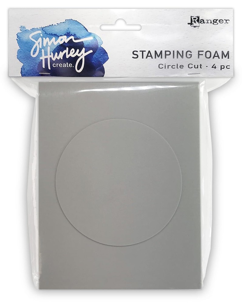 Simon Hurley create. Stamping Foam Circle Cut 4pc