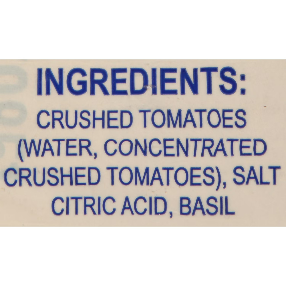 Tuttorosso Crushed Tomatoes with Basil, 28 oz., 8 pk.