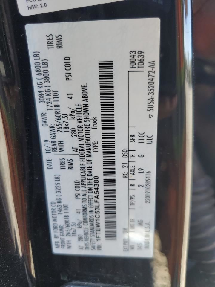 F150 2020 Glove Box 4980079
