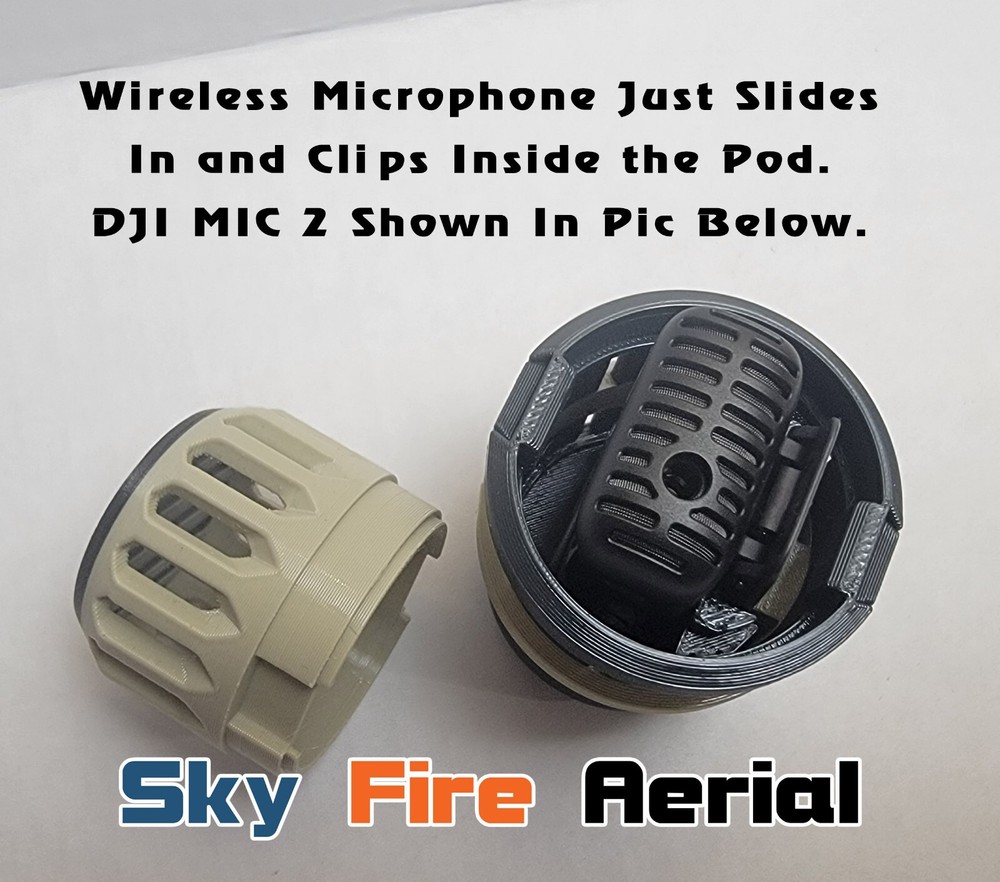 DJI Mic 2 Wireless Microphone Standard Desktop Podcast Interview Handle Holder