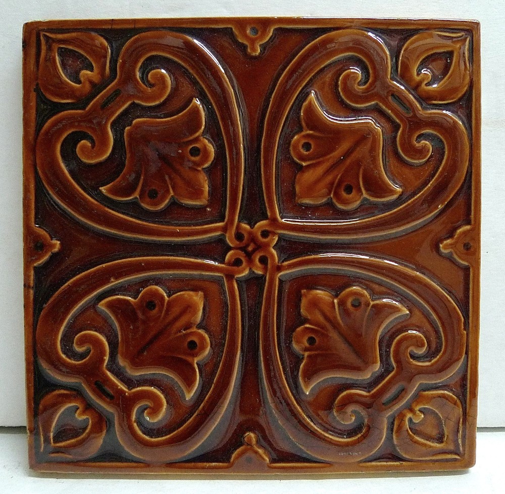 English Antique Victorian Tile