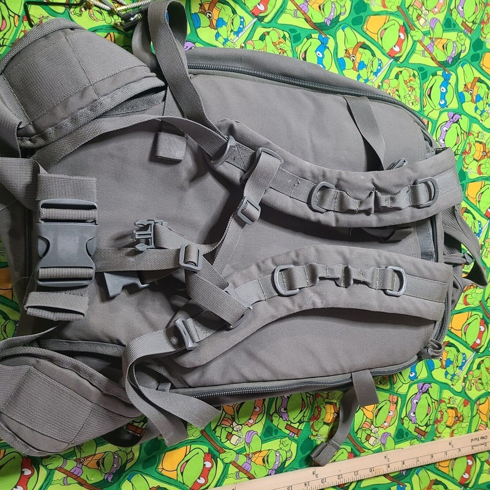 Military green backpack.Bug out gear
