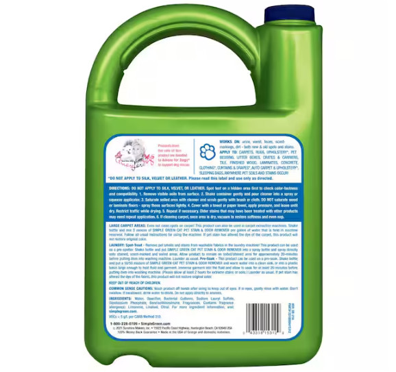 128 oz. Cat Pet Stain and Odor Remover