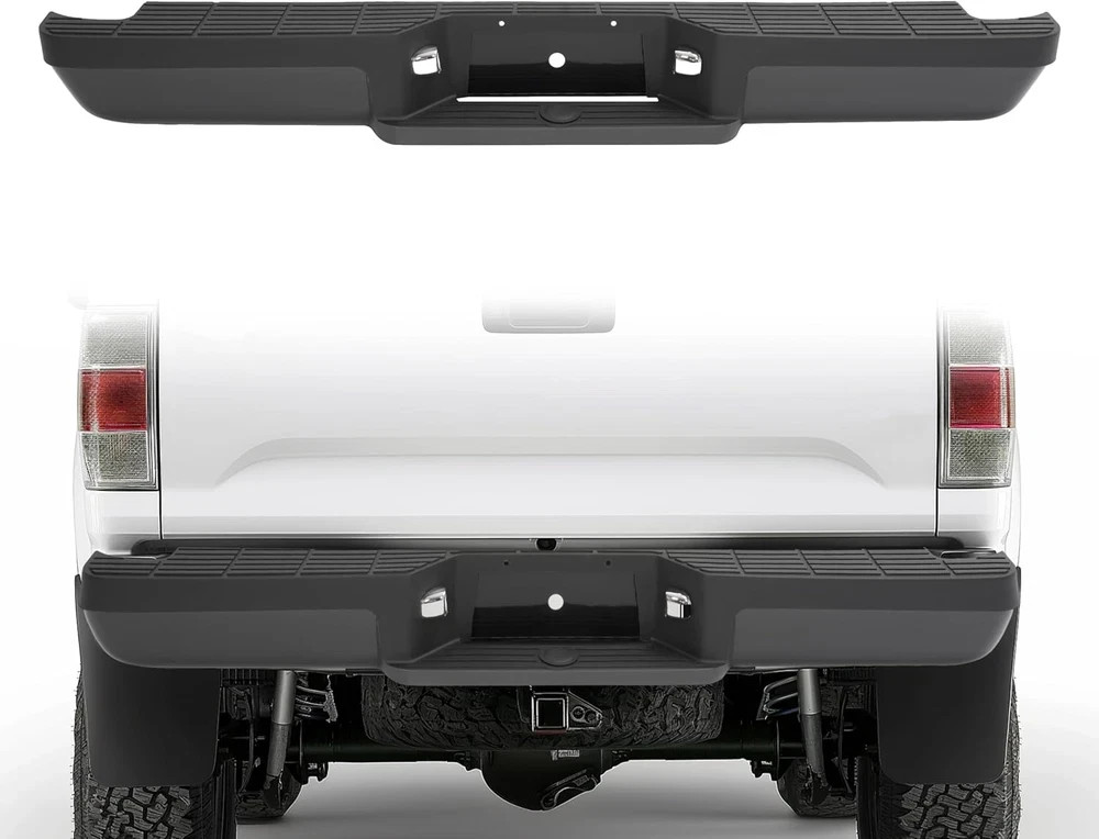 Rear Step Bumper Compatible with 1993-2011 Ford Ranger Fleetside/Styleside Super