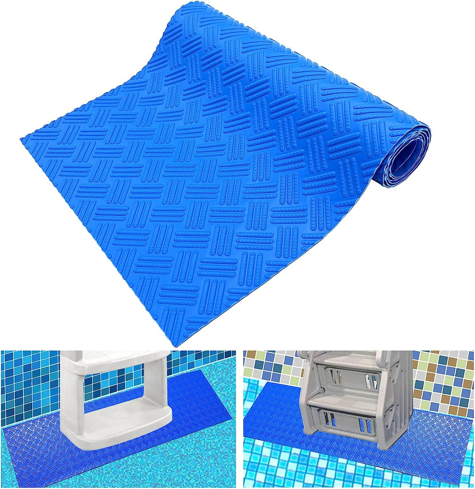 SKARUMMER Swimming Pool Ladder Mat - Protective Pool Ladder Pad Step Mat