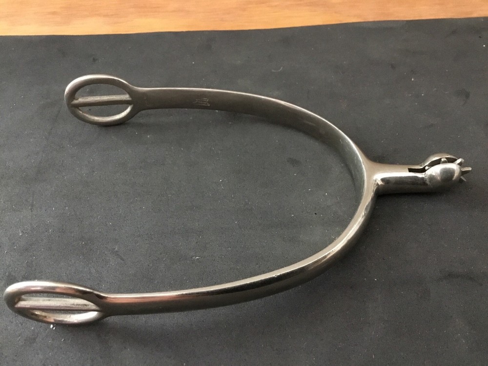 VINTAGE ARGENTAN HUCK SPUR