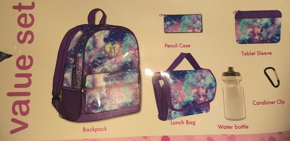 6-Piece Backpack & Accessories Set
