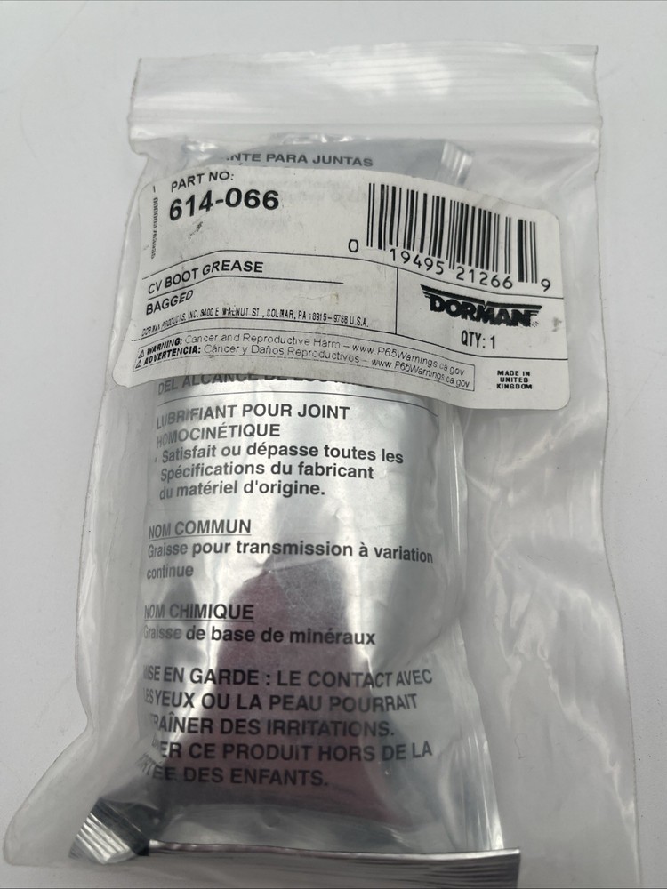 CV Joint Grease Dorman 614-066